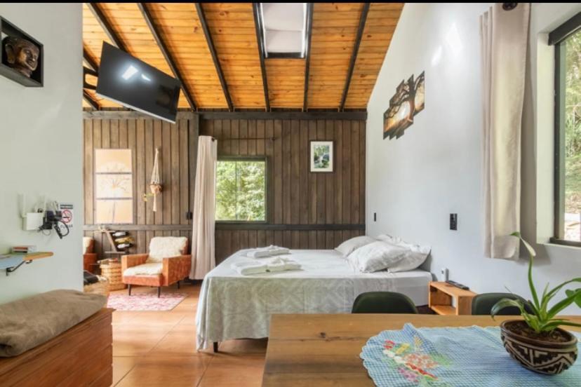 Cabana Sassafras Com Hidromassagem Alfredo Wagner Kültér fotó