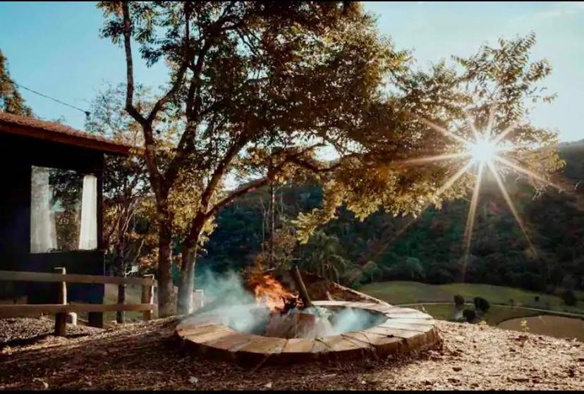 Cabana Sassafras Com Hidromassagem Alfredo Wagner Kültér fotó